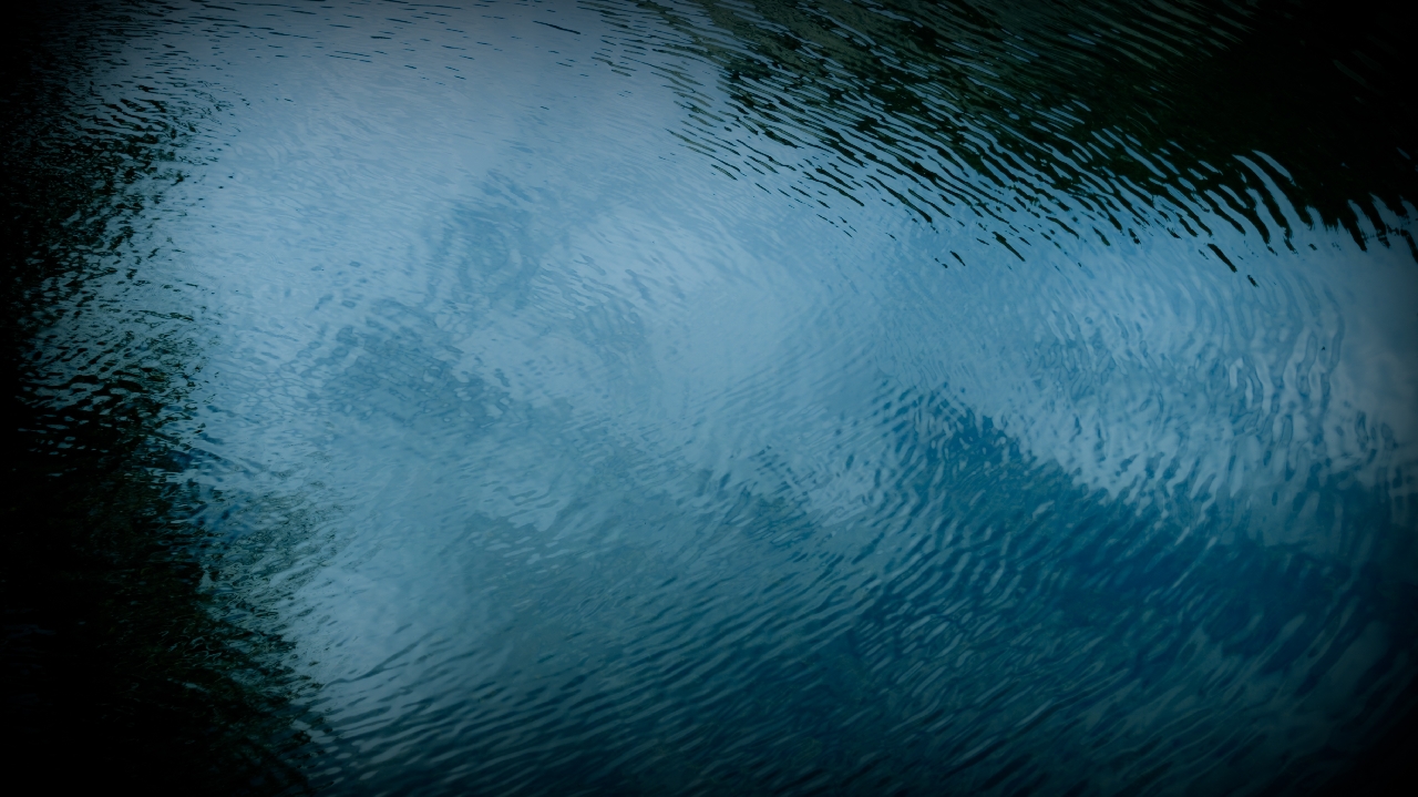 ripples on a pond